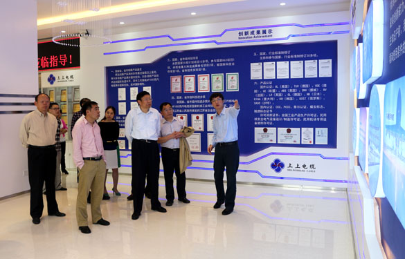 2015年5月8日，江蘇省政協(xié)領(lǐng)導(dǎo)、專家來上上電纜調(diào)研