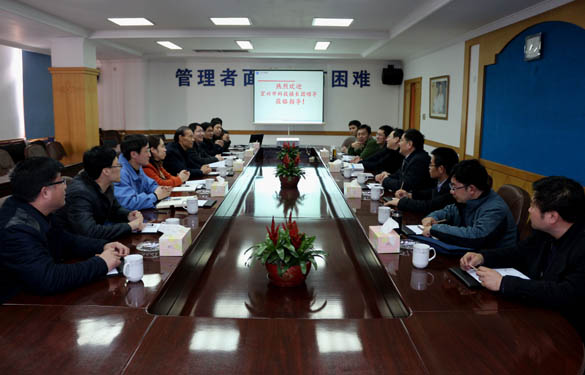 2015年3月12日，宜興市科技鎮(zhèn)長團(tuán)一行來上上電纜調(diào)研