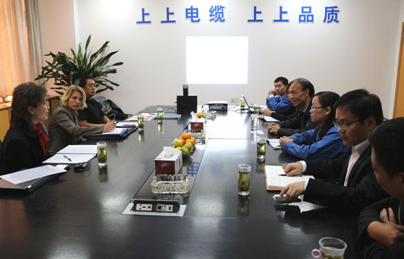 德國(guó)海德堡水泥集團(tuán)領(lǐng)導(dǎo)來(lái)上上集團(tuán)參觀考察